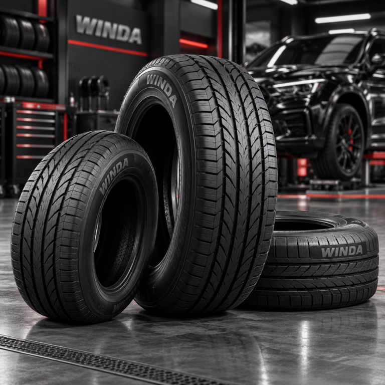 Imagen ilustrativa de neumáticos WINDA proporcionada por Cristalautos; modelos y disponibilidad a consultar